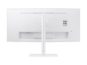 Samsung S65TC curved monitor - 86,4 cm (34") - 3440 x 1440 Pixel - UltraWide Quad HD - LED - 5 ms - Wit