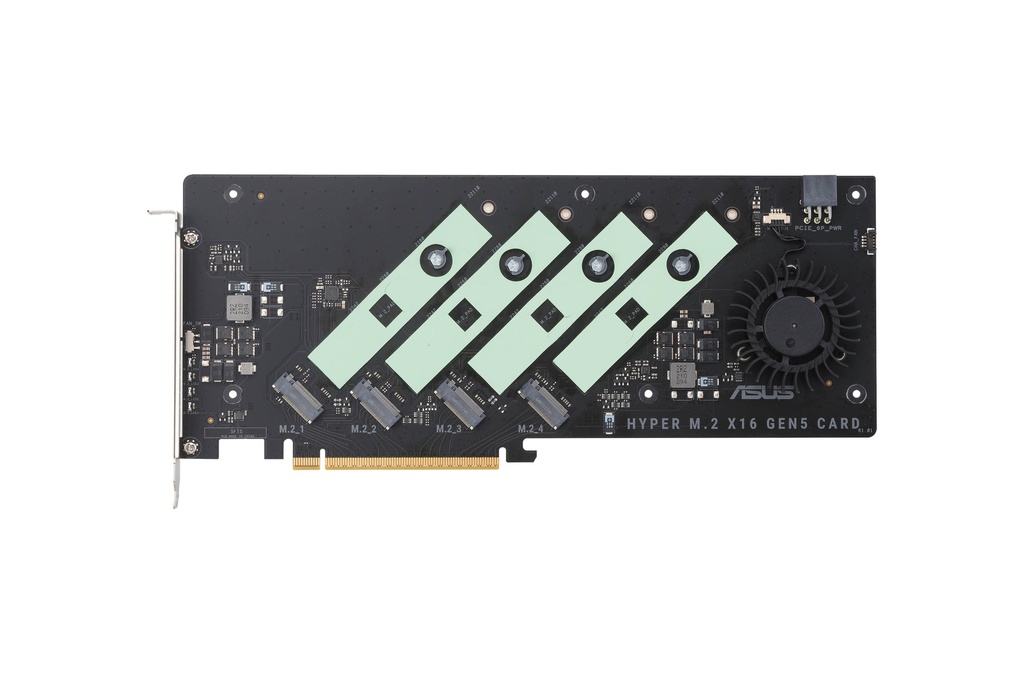 ASUS Hyper 4 x PCIe 5.0 M.2 Gen5 x16 Expansion Card