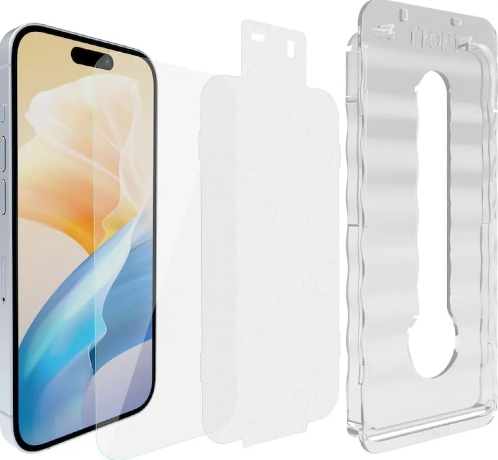 Behello iPhone 16 Pro High Impact Glass Screen Transparent