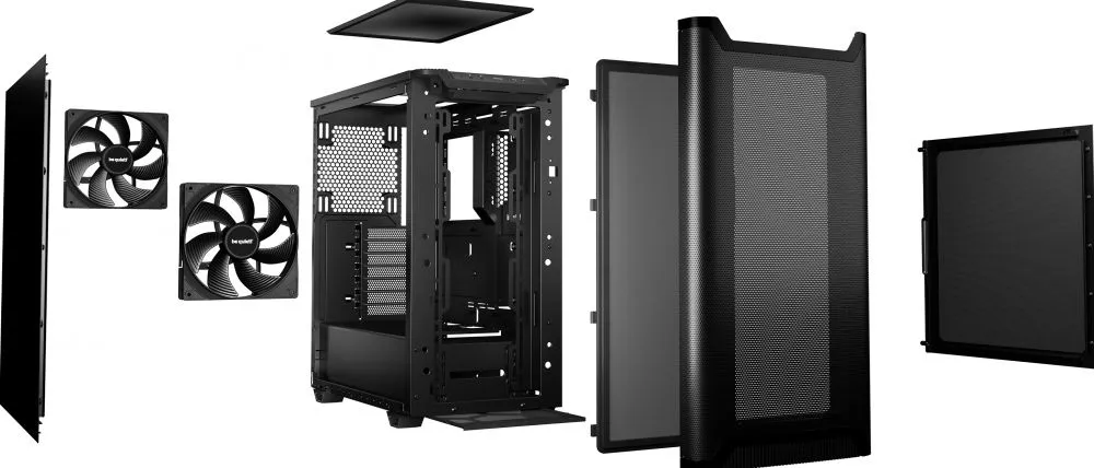 be quiet! PURE BASE 501 Airflow Black - Midtowermodel