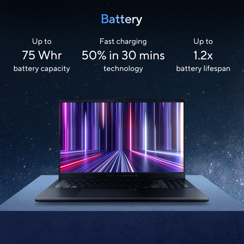 ASUS Vivobook Pro 15 OLED N6506CU-MA039WS, 15.6", Core Ultra 7, RTX 4050 