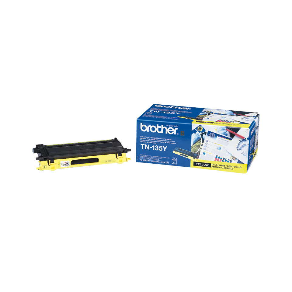Brother TN-135 Y gelb Toner - Origineel -1