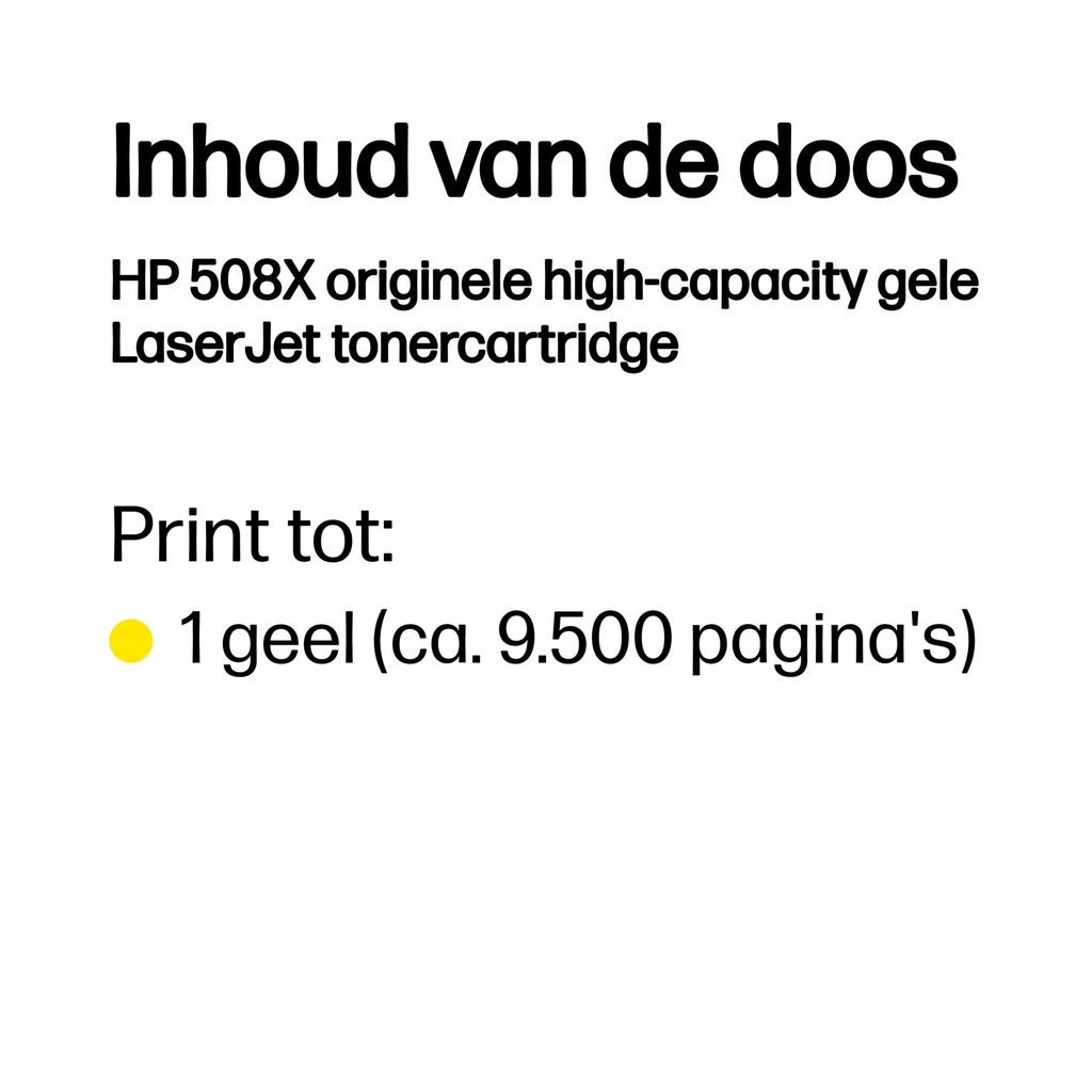 HP 508X originele high-capacity gele Las-4