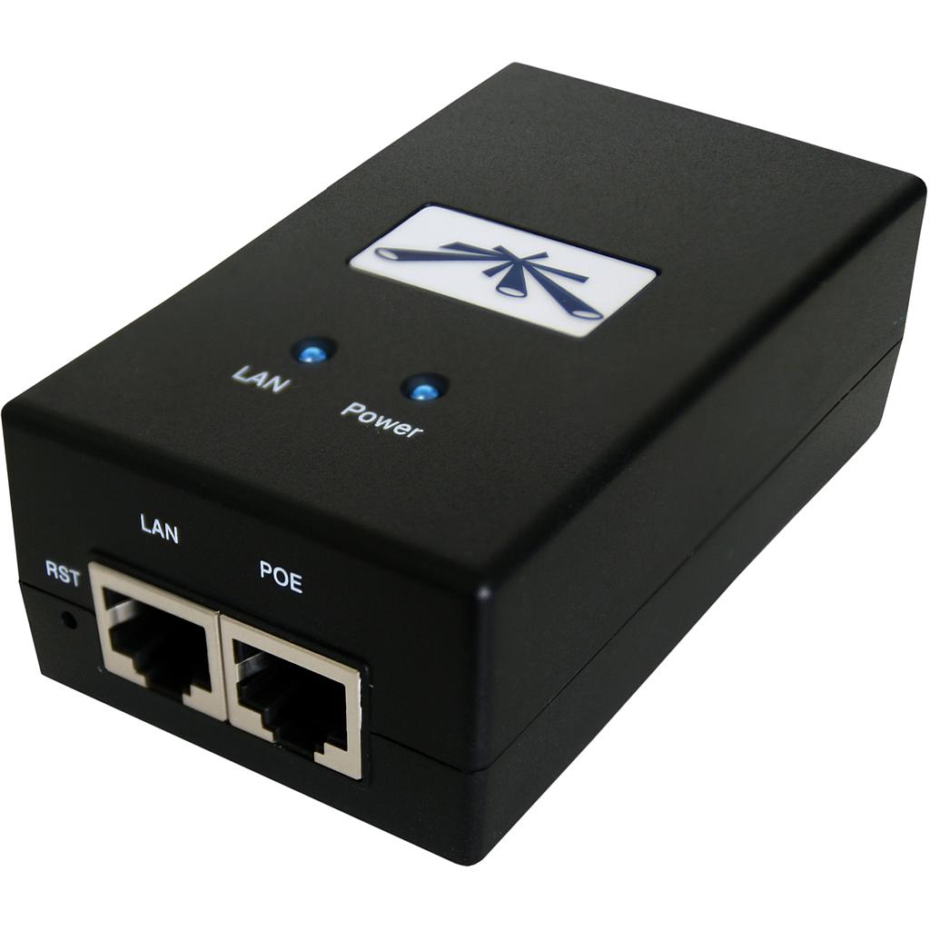 Ubiquiti POE Injector, 24VDC, 12W, Gigabit Port