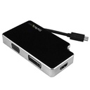 StarTech.com AV reis adapter 3-in-1: USB-C naar VGA, DVI of HDMI - 4K