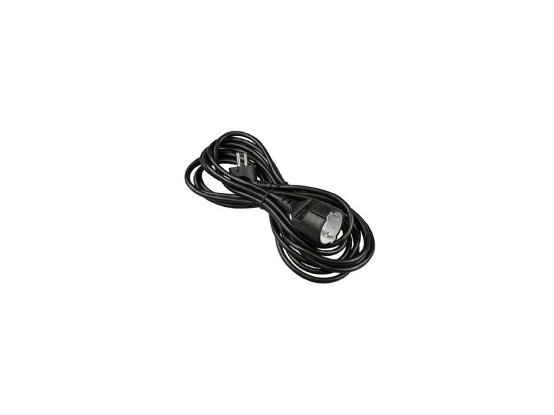 Blu-Basic Stroomverlengkabel 5 Meter - Zwart