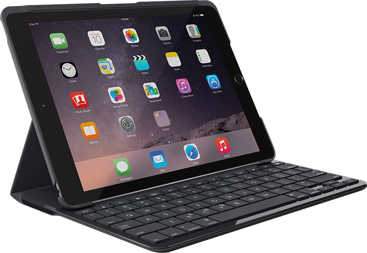 Logitech Slim Folio 9.7" Folioblad Zwart