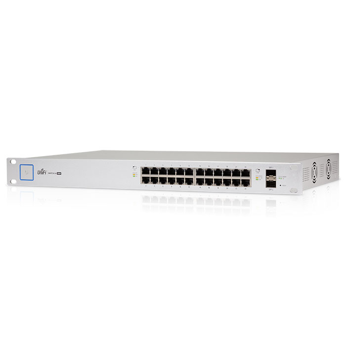 Ubiquiti UniFi Switch 24, 500W PoE+, 24 Gbit Ports, 2 SFP