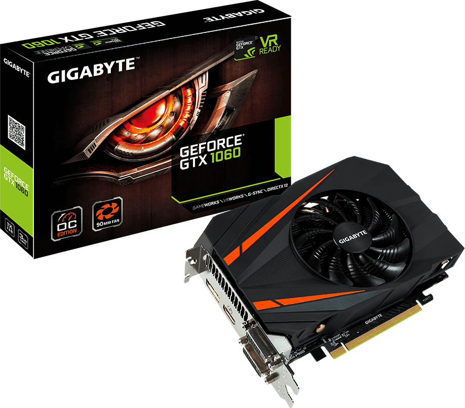 Gigabyte GeForce GTX 1060 Mini ITX OC 3G