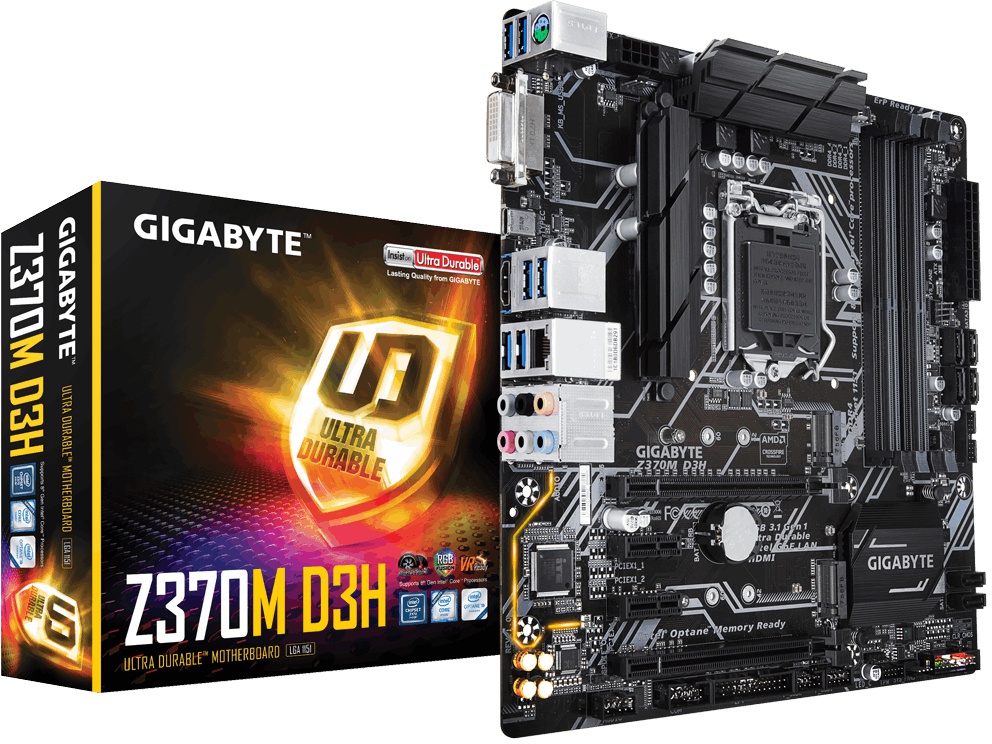 Gigabyte Z370M-D3H moederbord