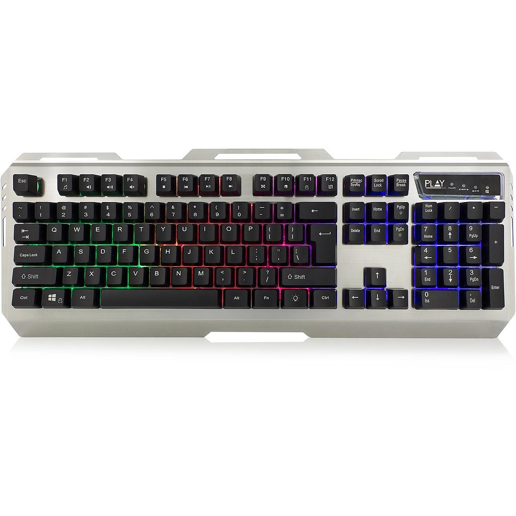 Ewent PL3310 Metalen Gaming Toetsenbord US lay-out