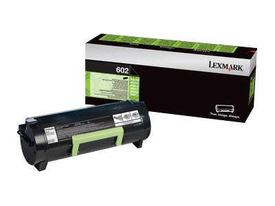 Lexmark 602 tonercartridge zwart standaard capaciteit 2.500 pagina's