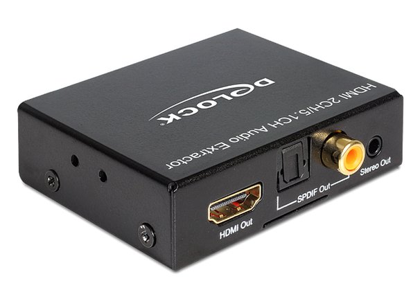 Delock HDMI Stereo / 5.1 Channel Audio Extractor