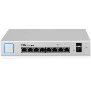 Ubiquiti UniFi Switch 8, 150W PoE+, 8 Gbit Ports, 2 SFP