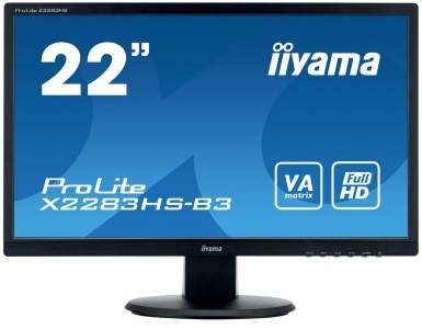 Iiyama ProLite X2283HS-B3 Zwart