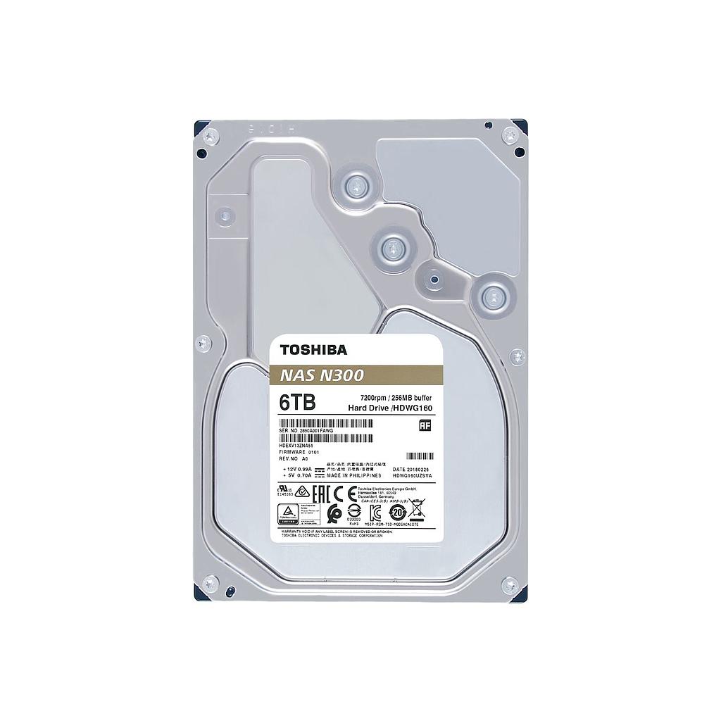 TOSHIBA N300 NAS Hard Drive 6TB