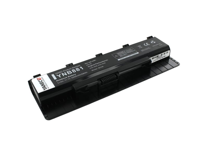 Yanec Laptop Accu 5200mAh voor Asus N56/N76/F55/N46 Series