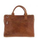 Plevier Brooklyn toploader 15.6 inch cognac