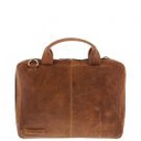 Plevier Scarborough laptop sleeve/tas 14 inch cognac