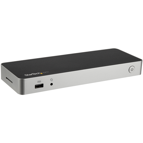 StarTech.com USB-C Dual-4K docking station voor laptops - 60W USB Power Delivery - SD kaartlezer