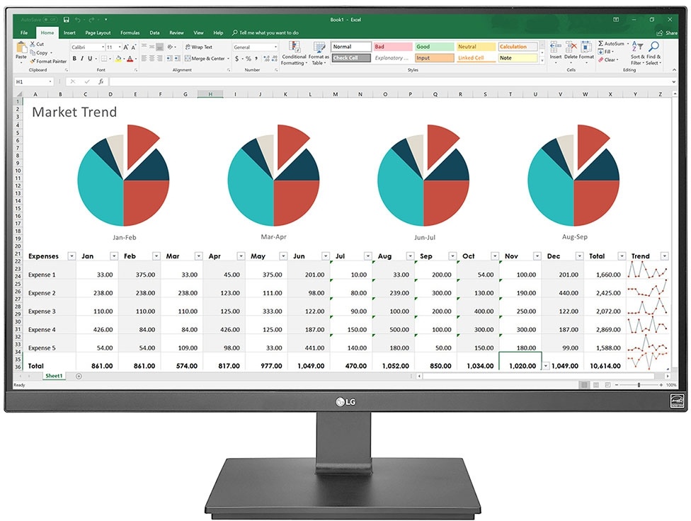 LG 27UK670-B Grijs