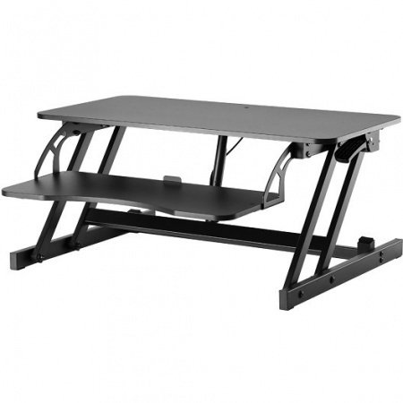 NewStar NS-WS200BLACK ergonomische sta-zit werkplek 