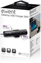 Ewent desktop oplader voor mobiele apparatuur 36W