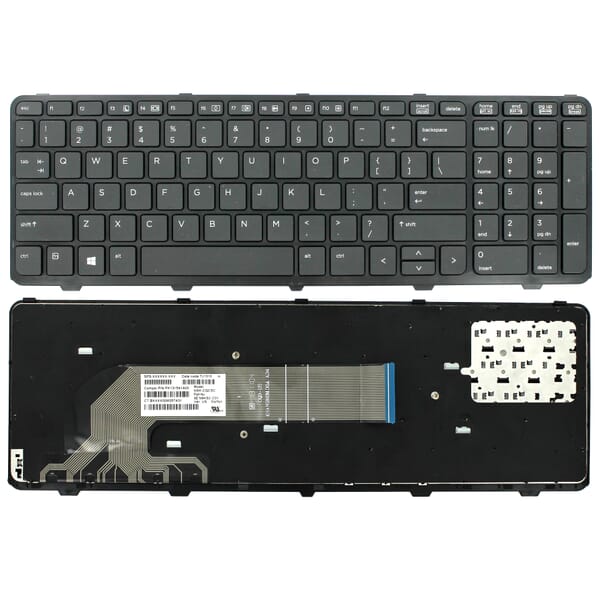 RepPar Laptop Toetsenbord Qwerty US + Frame voor HP