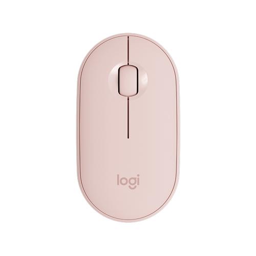 Logitech Pebble M350 muis RF draadloos + Bluetooth Optisch 1000 DPI Ambidextrous Roze