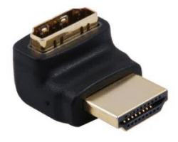 HDMI M/F 270° Adapter Verguld
