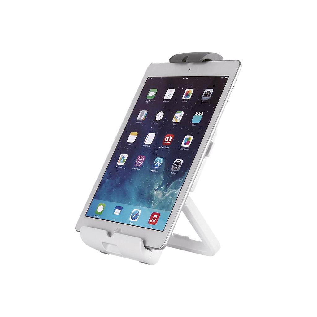 NewStar tablet houder voor 7"-10.1" tablets - Vrijstaand - 1 kg - 17,8 cm (7") - 25,4 cm (10") - In hoogte verstelbaar - Wit