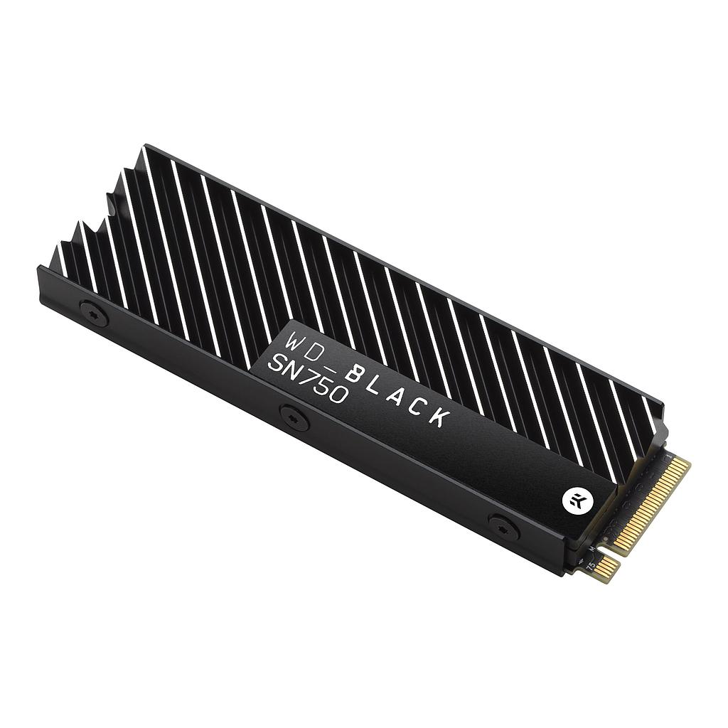 WD Black SSD SN750 Gaming NVMe 1TB M.2 (met heatsink)
