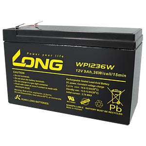 Onderhoudsvrije loodvlies-accu, 9 Ah, 12 V, 36 W