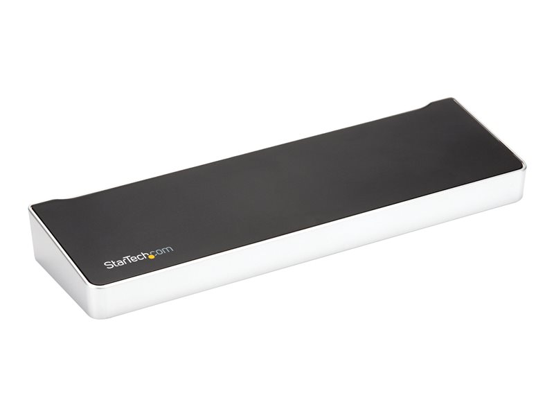 StarTech.com USB-C docking station - triple 4K - Windows/MacBook - laptop dock - 60W Power Delivery