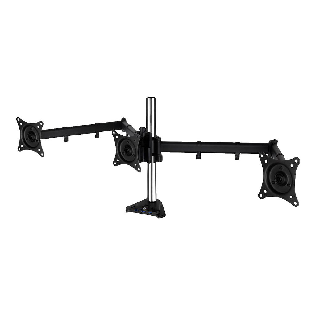 Arctic Z 3 Pro Gen 3 - Desk Mount Triple Monitor Arm with USB 3.0 Hub