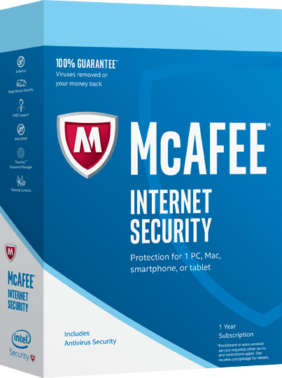 McAfee Internet Security 3-PC 1 jaar