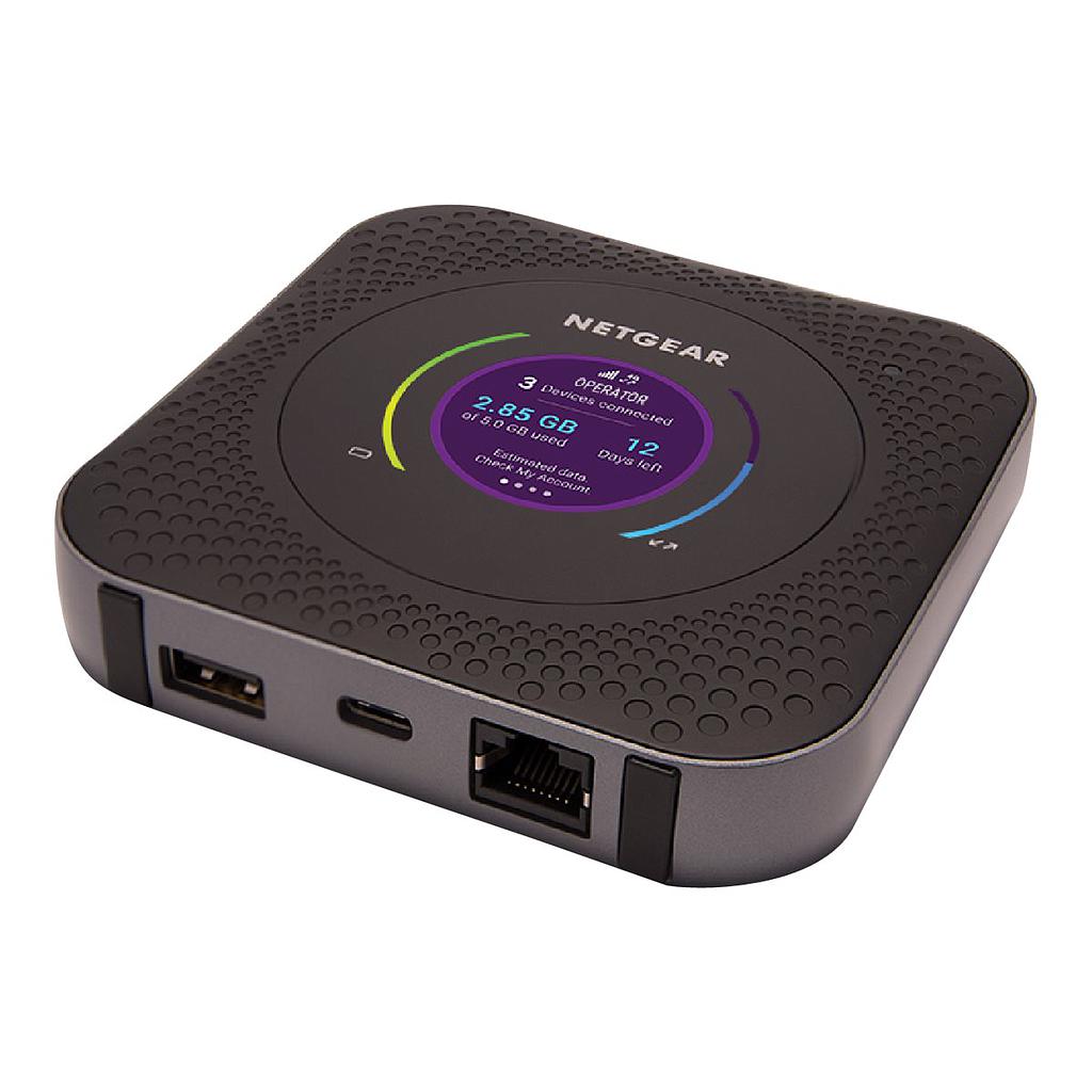 Netgear Nighthawk MR1100, MiFi router, Zwart, Gigabit Ethernet