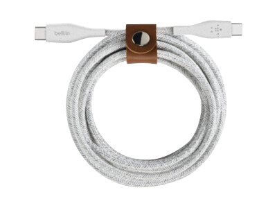 Belkin Duratek Plus USB-C to USB-C kabel 1.2m Wit