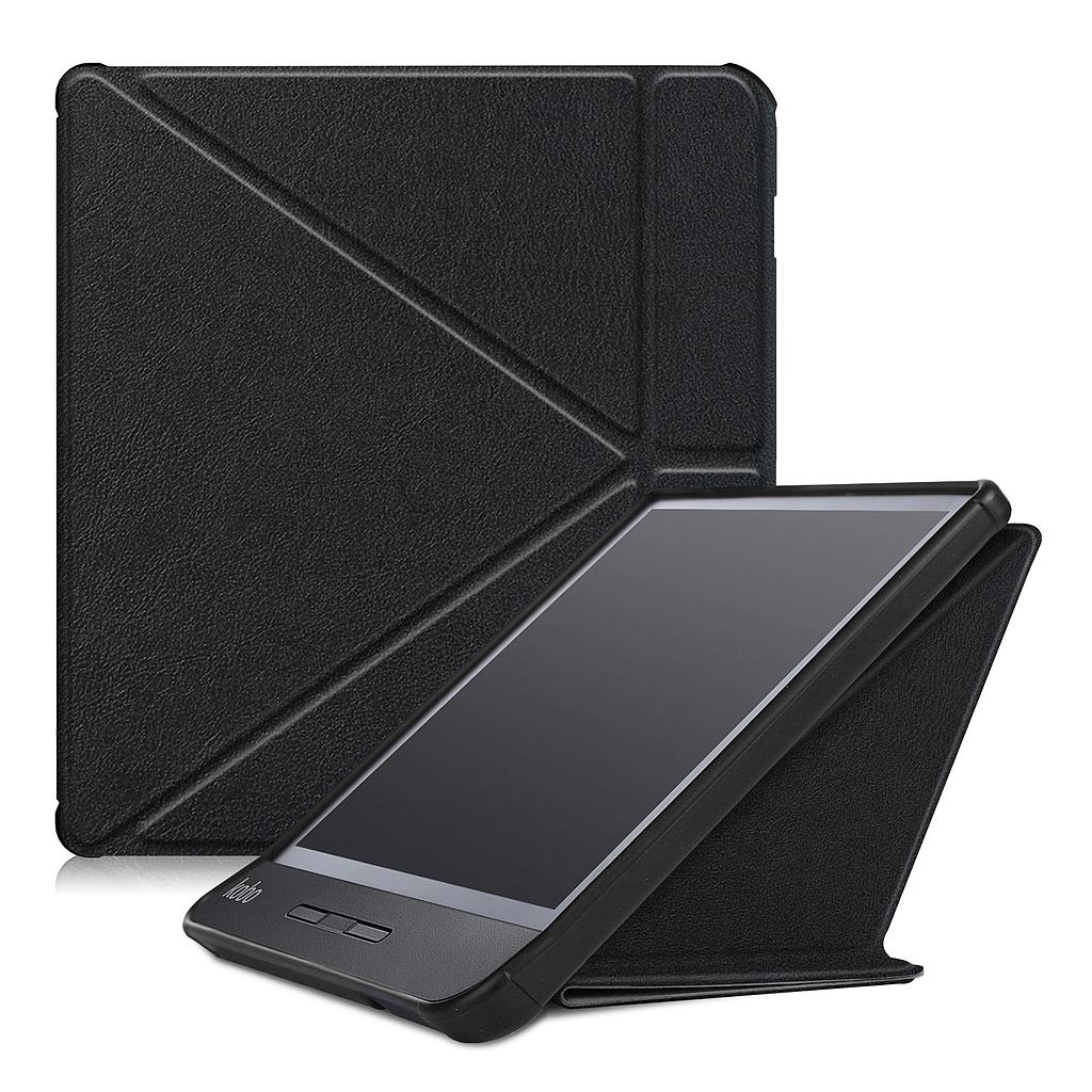 Kobo Libra H2O hoesje - Tri-Fold Book Case - Zwart