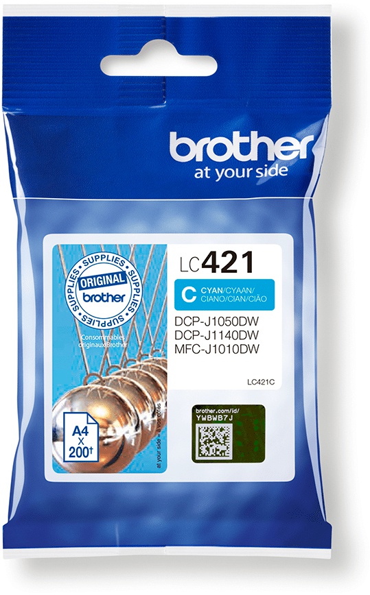 Brother LC-421C cyaan