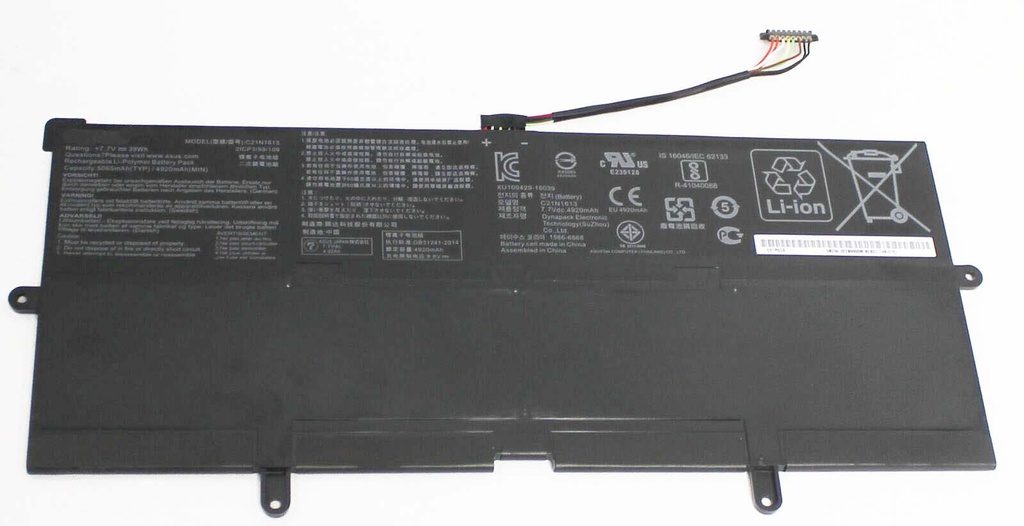 Asus Chromebook Flip C302C C302CA C21N1613 7.7V 39Wh Accu