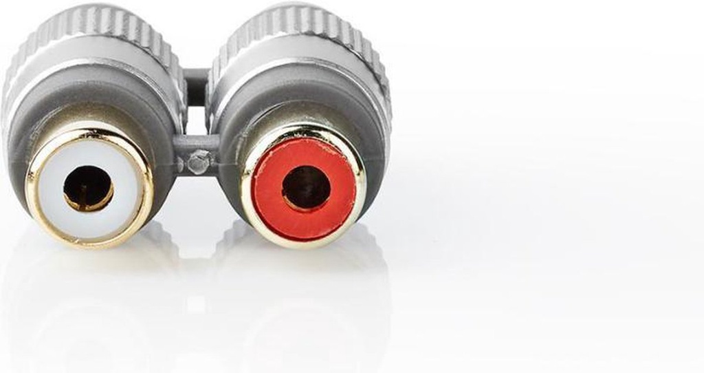 Nedis CAGC24952ME Adapter 2x Rca Female - 2 Rca Female