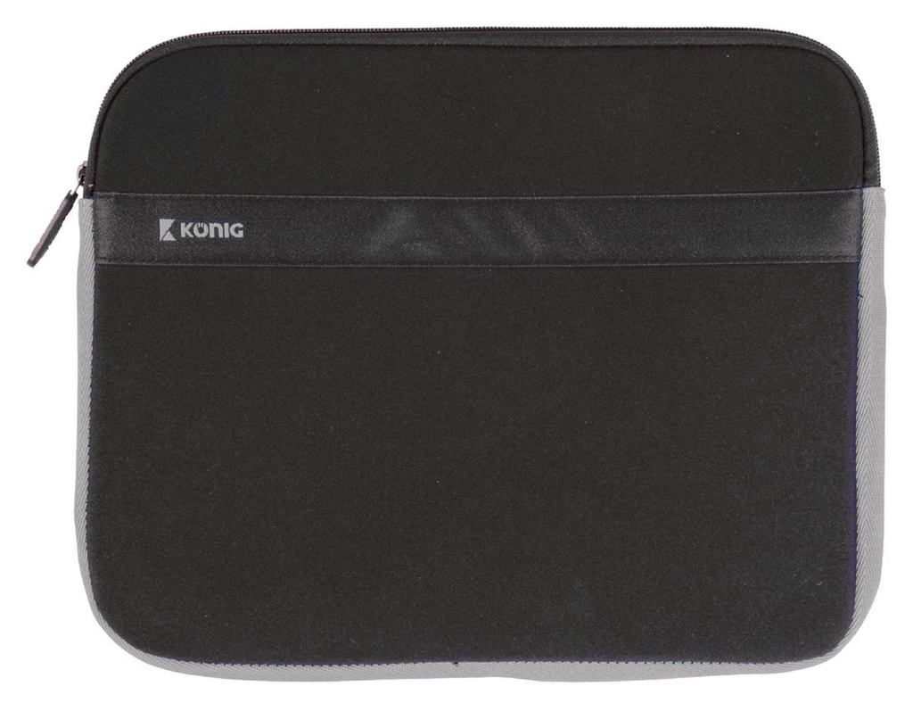 König Laptop Sleeve 18' Neopreen Black/Antracite