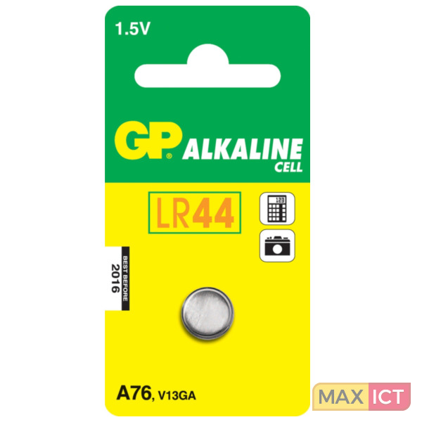 GP Battery GP A76 - Battery LR44 - Alkaline