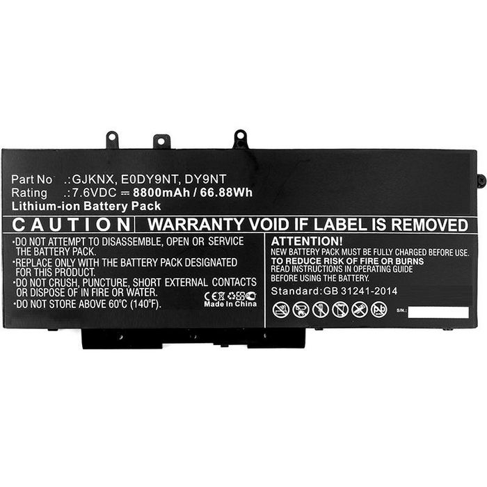 Laptop Battery for Dell 46Wh 6000mAh