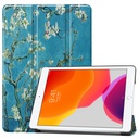Cover2Day iPad 2020 hoes - 10.2 inch - Tri-Fold Book Case - Witte Bloesem