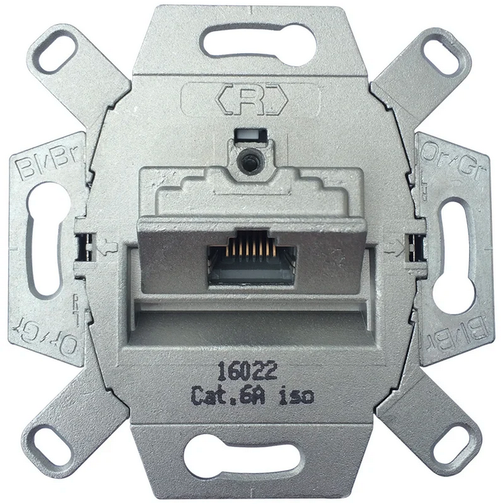 OCS Datacontactdoos twisted pair Cat 6A enkelvoudig