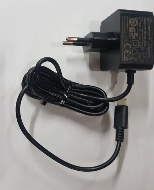 Raspberry pi 15.3w usb-c power supply voor Raspberry pi 4 model b
