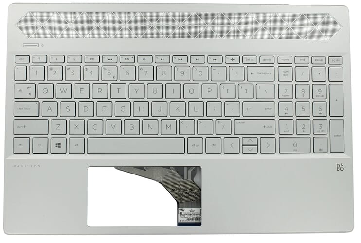 HP Laptop Toetsenbord Qwerty US + Top Cover, Backlit