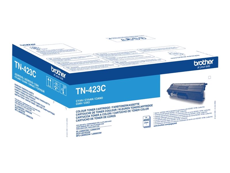 Brother TN-423C, 4000 pagina's, Cyaan, 1 stuk(s)